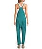 Free People FP Movement Sleeveless Scoop Neck Ankle Length Patch Pocket Hot Shot Onesie, Color:End Zone - Image 2