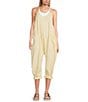 Color:Banana - Image 1 - FP Movement Sleeveless Scoop Neck Ankle Length Patch Pocket Hot Shot Onesie