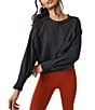 Color:Black - Image 1 - FP Movement Inspire Layer Cropped Long Sleeve Shirt