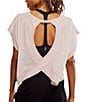 Free People FP Movement My Time Tee, Color:Powder Pink - Image 2