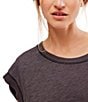 Free People FP Movement My Time Tee, Color:Black - Image 4