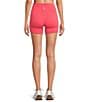 Free People FP Movement Never Better Bike Shorts, Color:Hibiscus - Image 2