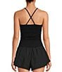 Color:Black - Image 2 - FP Movement On The Rise Ruched Cami