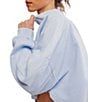 Free People FP Movement Pick Up Game Mock Neck Long Sleeve Cropped Pullover - Image 5