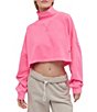Free People FP Movement Pick Up Game Mock Neck Long Sleeve Cropped Pullover - Image 1
