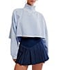Free People FP Movement Pick Up Game Mock Neck Long Sleeve Cropped Pullover - Image 6