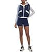 Free People FP Movement Sky High Hooded Sleeveless 2-Way Zip Front Fleece Vest - Image 3
