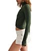 Free People FP Movement Tempo Ruched Half Zip Long Sleeve Top - Image 3