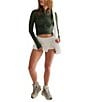 Free People FP Movement Tempo Ruched Half Zip Long Sleeve Top - Image 4