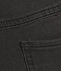 Color:Black - Image 2 - We the Free Gummy Flared Leg Mid Rise Pull-On Stretch Jeans