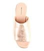 Color:Rose Gold - Image 5 - Harbor Leather Platform Slide Sandals