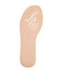 Color:Rose Gold - Image 6 - Harbor Leather Platform Slide Sandals