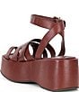 Color:Coconut Shell - Image 3 - Hazel Leather Toe Loop Platform Sandals