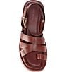 Color:Coconut Shell - Image 5 - Hazel Leather Toe Loop Platform Sandals