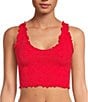 Color:High Risk - Image 1 - Here For You Seamless Lettuce Trimmed Cropped Cami