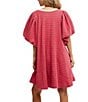 Free People Hudson Heavy Knit Stripe Dress, Color:Red Combo - Image 2