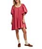 Free People Hudson Heavy Knit Stripe Dress, Color:Red Combo - Image 3