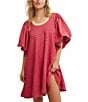 Free People Hudson Heavy Knit Stripe Dress, Color:Red Combo - Image 4