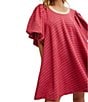 Free People Hudson Heavy Knit Stripe Dress, Color:Red Combo - Image 6