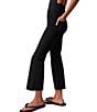 Color:Solid Black - Image 3 - In My Feelings Cropped Slim Flare Jeans