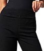 Color:Solid Black - Image 4 - In My Feelings Cropped Slim Flare Jeans