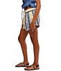 Free People Kalli Yarn-Dyed Stripe Pull-On Shorts, Color:Sand Combo - Image 3