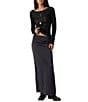 Free People Leading The Way Sequin-Covered Boat Neck Long Sleeve Top - Image 4