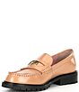 Color:Camel - Image 4 - Liv Leather Penny Loafers