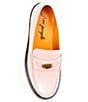 Color:Perfect Pink - Image 5 - Liv Leather Penny Loafers