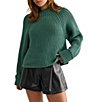 Free People Low Tide Crew Neck Long Sleeve Knit Pullover Sweater - Image 1