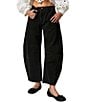 Free People We The Free Good Luck Mid-Rise Wide Leg Barrel Jeans, Color:Soundwave - Image 1
