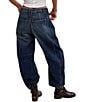 Free People We The Free Good Luck Mid-Rise Wide Leg Barrel Jeans, Color:Deep End - Image 2