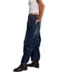 Free People We The Free Good Luck Mid-Rise Wide Leg Barrel Jeans, Color:Deep End - Image 3