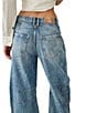 Color:Ultra Light Beam - Image 5 - We The Free Good Luck Mid-Rise Wide Leg Barrel Jeans