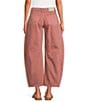 Free People We The Free Good Luck Mid Rise Cropped Barrel Jeans, Color:Sunsetter - Image 2