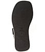 Color:Black - Image 6 - Mandi Raffia Buckle Chunky Platform Sandals