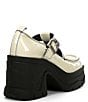 Color:Antique Ivory - Image 2 - Mayla Patent Leather Platform Mary Janes