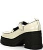 Color:Antique Ivory - Image 3 - Mayla Patent Leather Platform Mary Janes