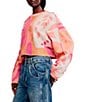 Free People Mia Floral Patterned Crew Neck Long Sleeve Pullover - Image 3
