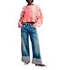 Free People Mia Floral Patterned Crew Neck Long Sleeve Pullover - Image 4