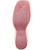 Color:Watermelon - Image 6 - Mila Minimal Leather Wedge Platform Sandals