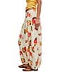 Free People Moonflower Fruit Printed Mid Rise Pull-On Balloon Pants - Image 3