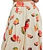Free People Moonflower Fruit Printed Mid Rise Pull-On Balloon Pants - Image 5