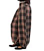 Free People Moonflower Plaid Print Mid Rise Pull-On Balloon Pants - Image 3