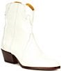 Color:White - Image 1 - New Frontier Patent Leather Western Booties