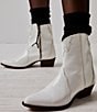 Color:White - Image 5 - New Frontier Patent Leather Western Booties