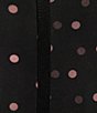 Color:Black Dot - Image 4 - Night Rhythm Floral Print Sweetheart Neck Bodysuit