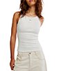 Free People Night Shine Scoop Neck Sleeveless Sequin Tank - Image 1