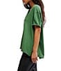 Free People Nina V-Neck Short Sleeve Tee - Image 3
