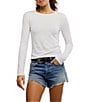Free People Nova Crew Neck Long Sleeve Tee - Image 1